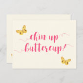 Haut les cœurs, petite fleur ! Carte postale de mo (Devant / Derrière)