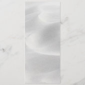 Haut Mariage Menu White Beach Sand Modèle (Dos)