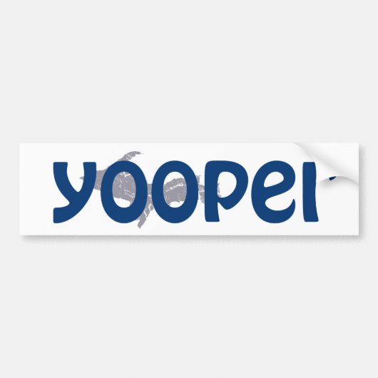 HAUT Michigan Yooper Bumper Sticker (Devant)