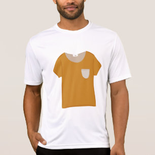 Haut minimaliste jaune moutarde