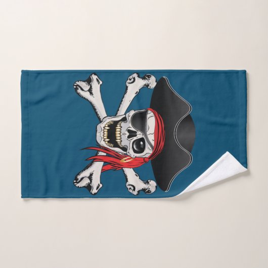 Haut-parleur Bluetooth Pirate Skull (Serviette à main)