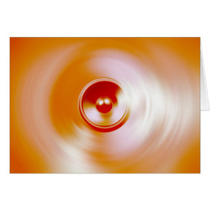 Haut-parleur de musique à rotation rouge