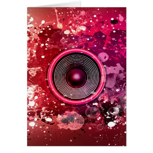 Haut-parleur de musique et plaques de peinture (Devant)