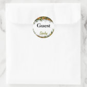 Haut-parleur invité Nom étiquette autocollant modè (Sac)