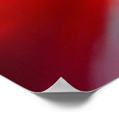 Haut-parleurs de musique et affiche rouge (Coin)