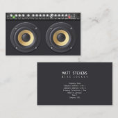 Haut-parleurs DJ Carte de visite (Devant / Derrière)