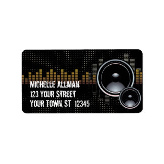 Haut-parleurs stéréo très Étiquette