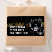 Haut-parleurs stéréo très Étiquette (En situation)