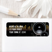 Haut-parleurs stéréo très Étiquette (En situation)