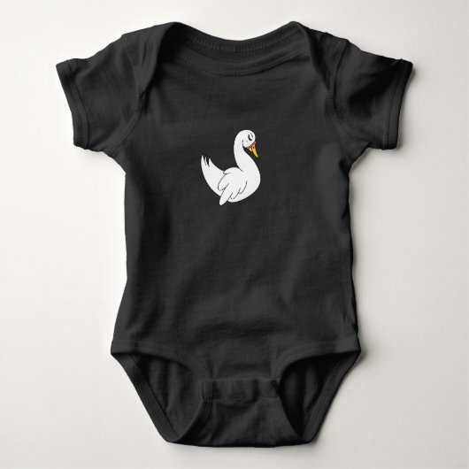 Haut simple pour bébé cygne (Devant)