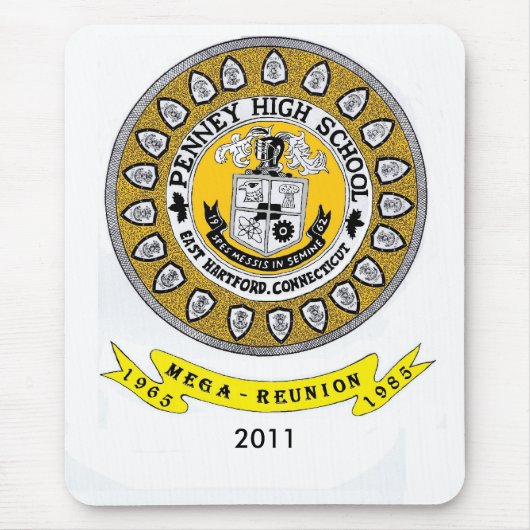 Haut tapis de souris de Penney (Devant)