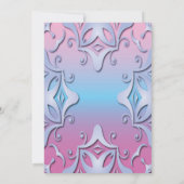 Haut thé nuptiale invitation à la douche (Dos)