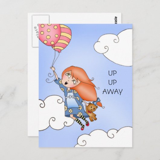 HAUT vers le haut - Carte postale (Devant / Derrière)