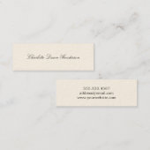 Haute carte nominative de faire-part d'obtention (Devant / Derrière)