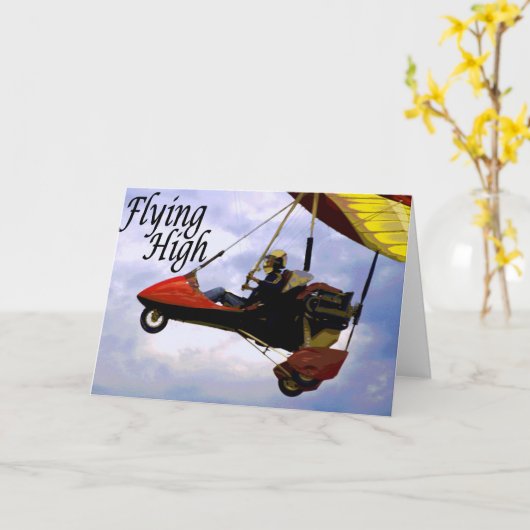 Haute carte volante (Fleur jaune)