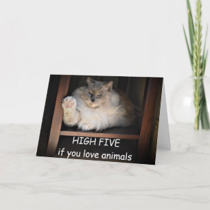 HAUTE CINQ si vous aimez les animaux, carte