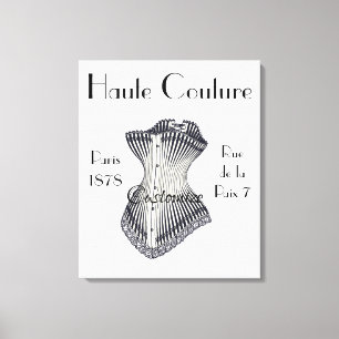 Haute Couture Corset Thunder_Cove        Canvas Afdruk