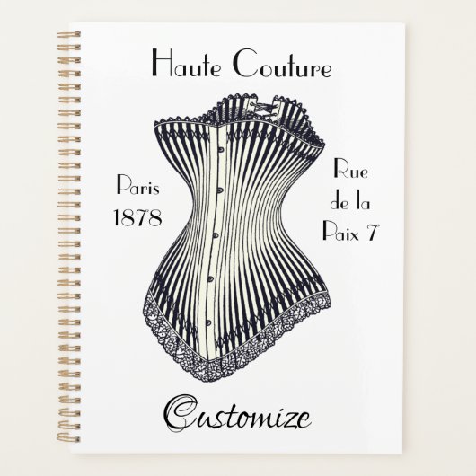 Haute Couture Corset Thunder_Cove Planner (Voorkant)