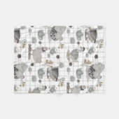 Haute couture imprimer couverture bébé polaire (Devant (Horizontal))