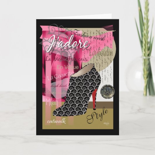 Haute Couture Kaart (Voorkant)