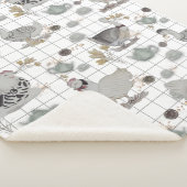 Haute Couture Kip print Baby Deken (3/4)