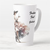 Haute Couture Latte-Mok Latte Mok (Rechterhoek)