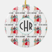 Haute Couture | MODE | Parijs | Monogram Keramisch Ornament (Achterkant)