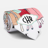 Haute Couture | MODE | Parijs | Monogram Stropdas (Opgerold)