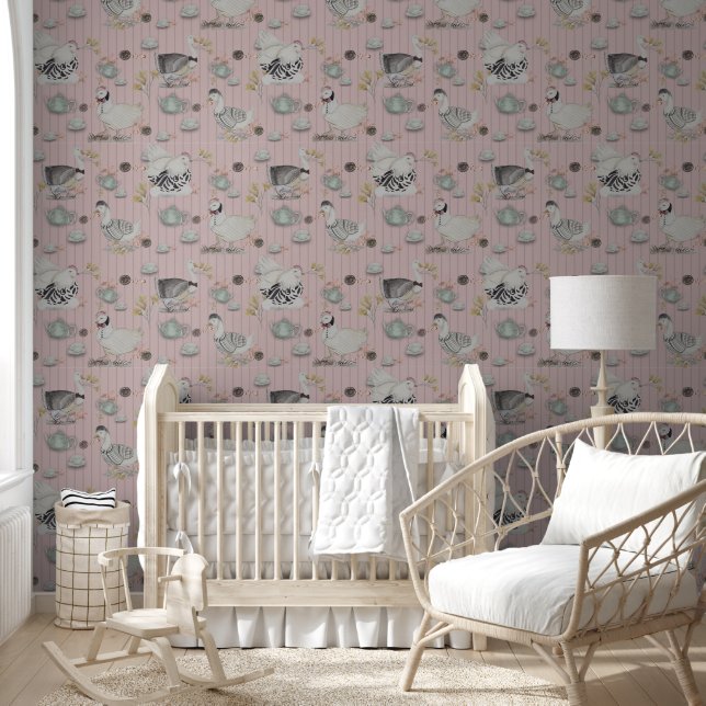 Haute Couture Print Kinderkamer Behang (Kinderen)