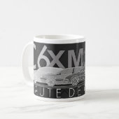 "Haute de Gamme" geïllustreerd mok citroen (Voorkant links)
