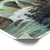 Haute-Engadine Suisse Poster vintage 1910 (Coin)