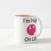 Haute la vie - cette tasse drôle vous incitera à (Devant droit)