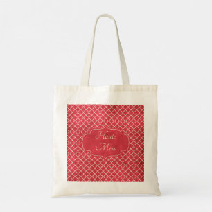 Haute Mess Funny Canvas tas