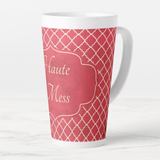 Haute Mess Funny Latte Mok (Rechterhoek)