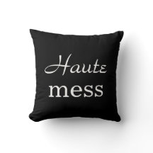 Haute Mess Pillow in het zwart