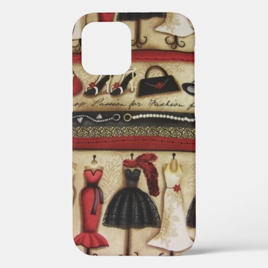 Haute Mode Hoesje-Mate iPhone Case (Achterkant)
