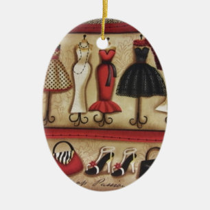 Haute Mode Keramisch Ornament