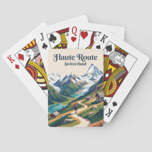 Haute Route Zwitserland Pokerkaarten