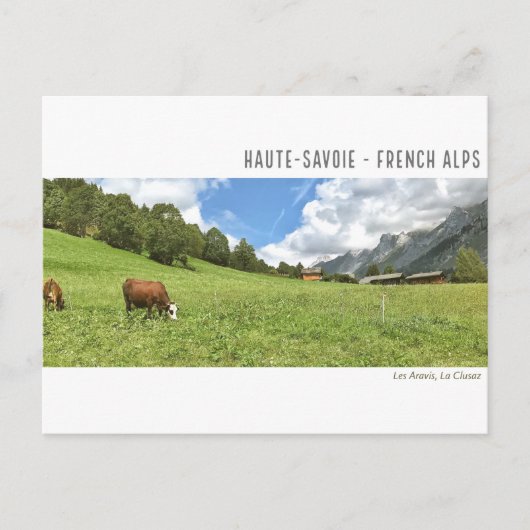 Haute-Savoie Briefkaart (Voorkant)