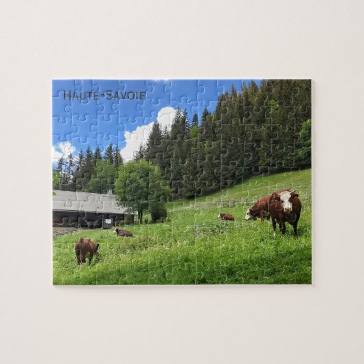 Haute-Savoie, Franse Alpen Legpuzzel (Horizontaal)