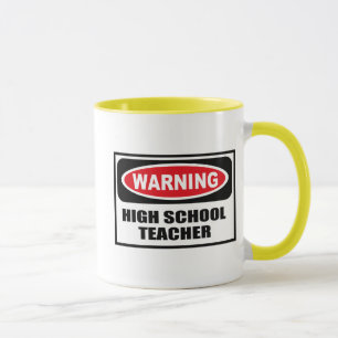 HAUTE tasse d'avertissement de MAÎTRE D'ÉCOLE