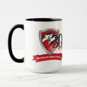 Haute tasse de café de réunion scolaire de (Gauche)