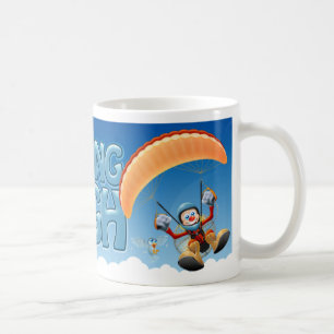 Haute tasse volante de Paramotor