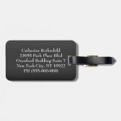 Hauteleash barok bagagelabel (Achterkant horizontaal)