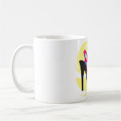 Hauteur talons fantaisie mode café Mug (Gauche)
