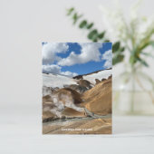 Hauteurs islandaises - carte postale (Debout devant)