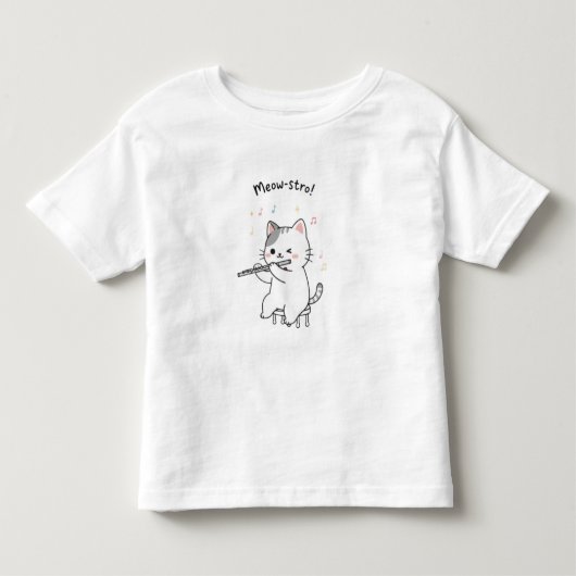 Hauts pour tout-petits de chat drôle jouant de la (Devant)