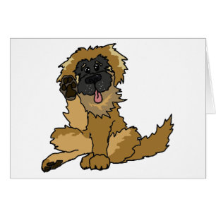 Hauts quatre ! Carte de Leonberger