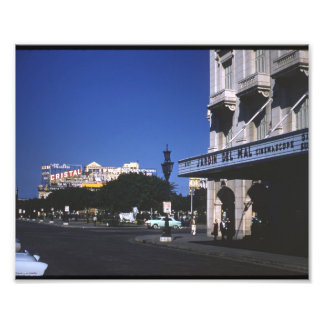 Havana 1958 Zelden kleurenbeeld Foto Afdruk