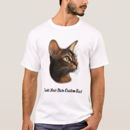 Havana Brown Kat Maak Je Eigen Aangepaste Tekst  T-shirt